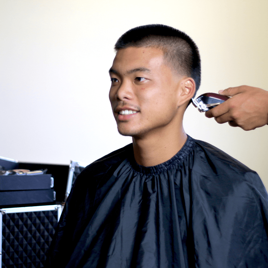 StylesGo mobile barber/stylist service client after haircut